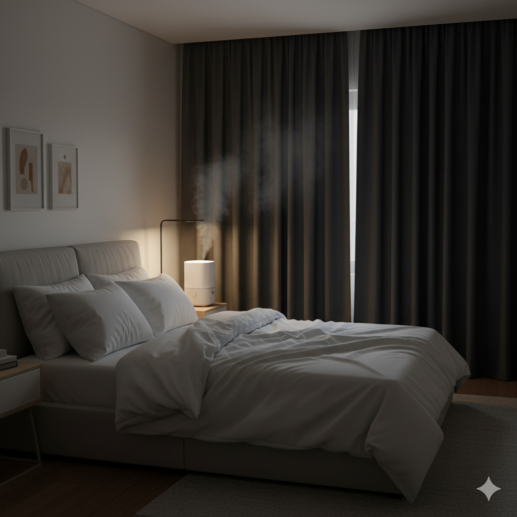 불면증 극복을 위한 이상적인 수면 환경 침실