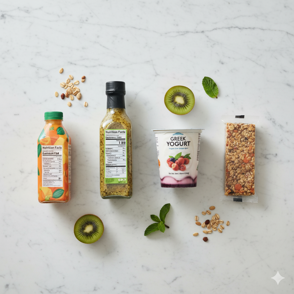 샐러드 드레싱 당류 함량 비교 영양성분표