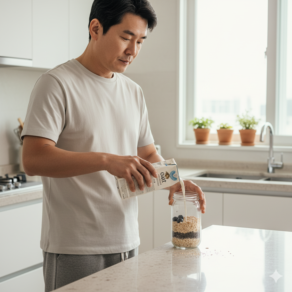 귀리를 코팅한 바삭한 닭가슴살 너겟