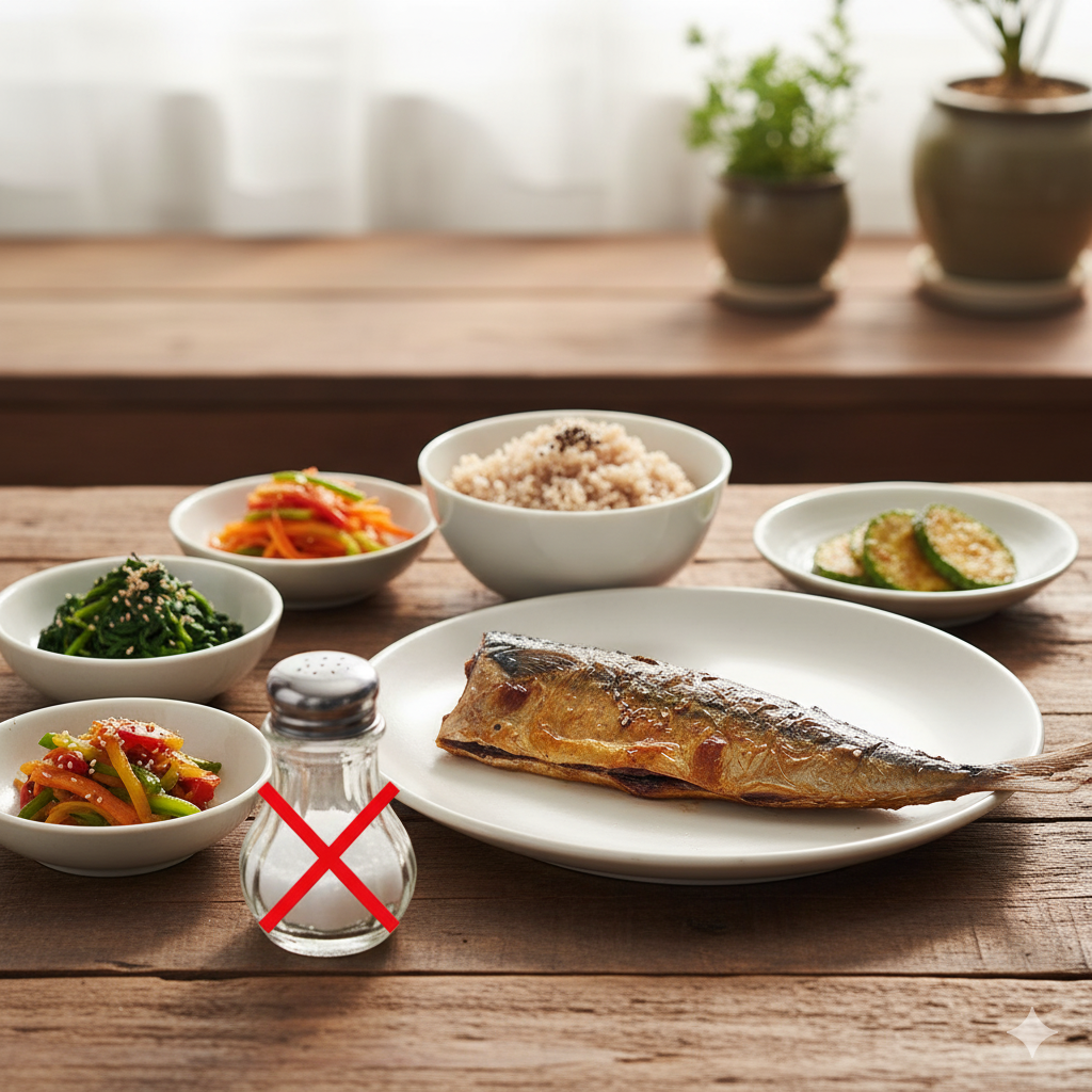 당뇨병성 신증 예방 저염식 식단 예시