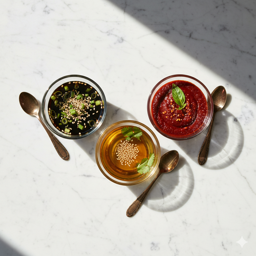 당뇨 환자를 위한 저당 양념장 3종 세트