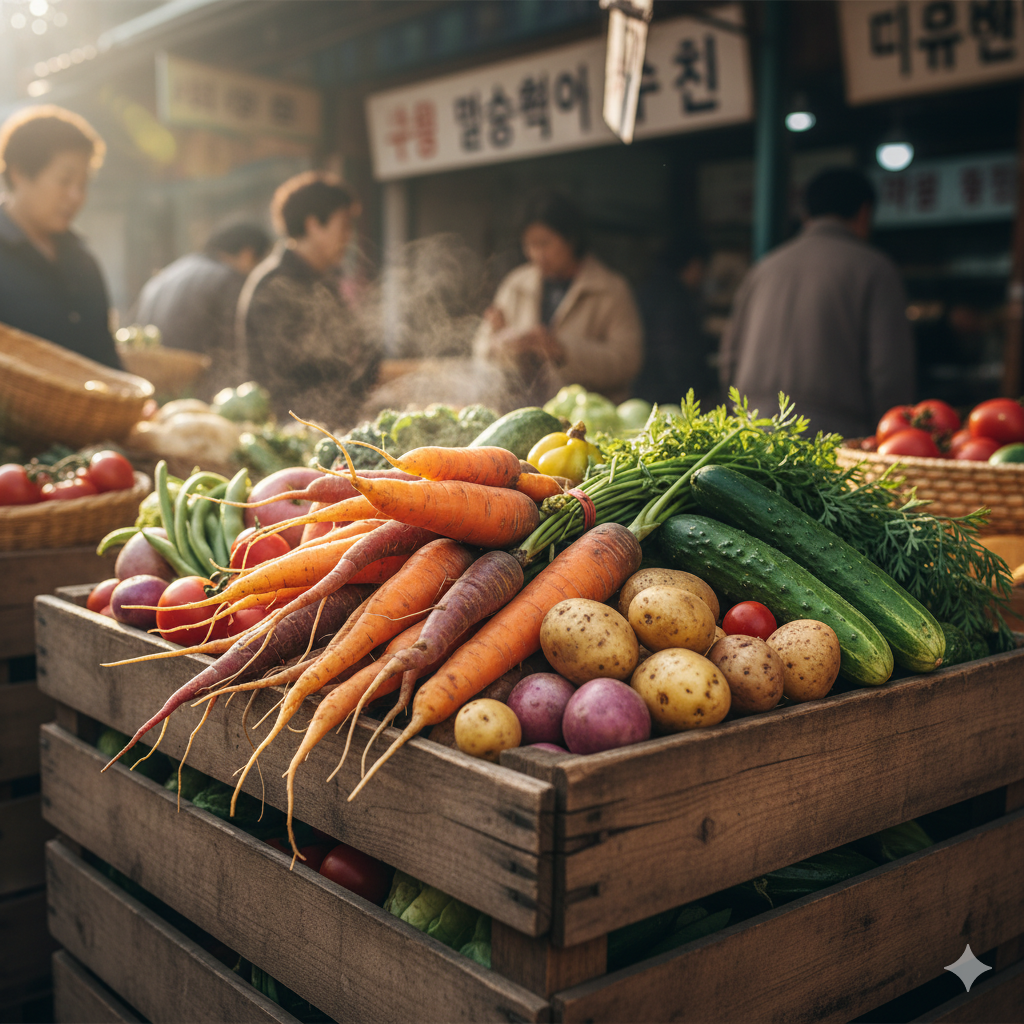 못난이 농산물 구출 작전 - 모양은 삐뚤어도 맛은 일품인 신선한 채소들