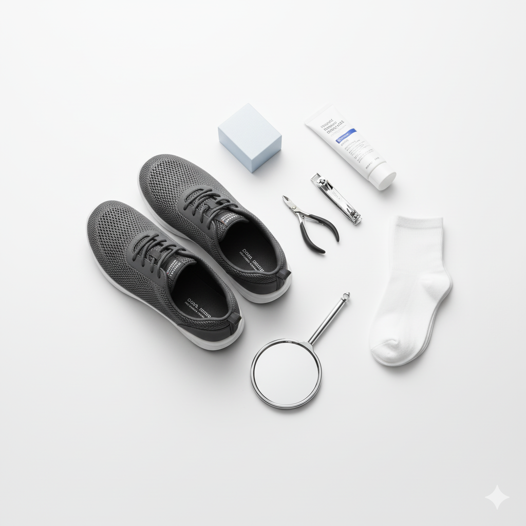 당뇨발 관리 필수 용품