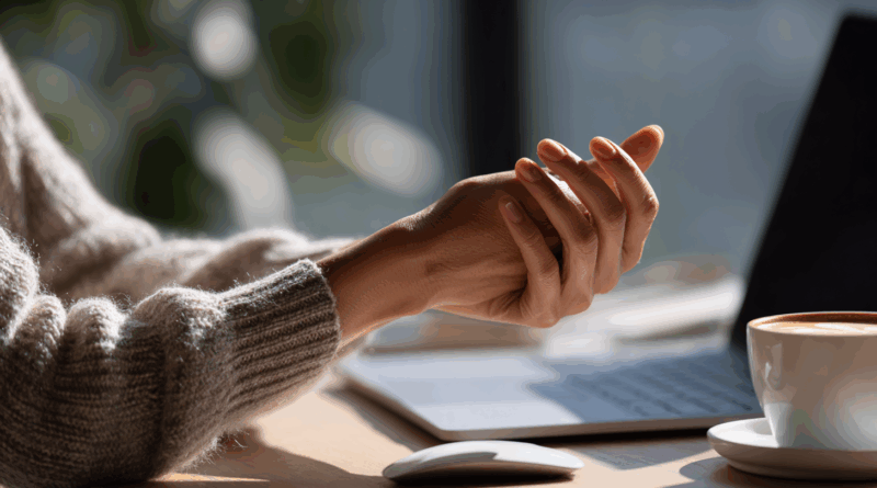 손목 터널 증후군 예방을 위한 사무실 손목 스트레칭