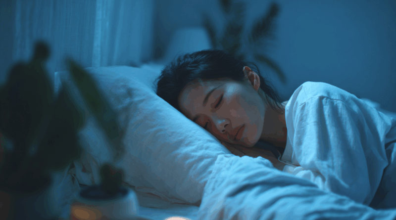 편안하게 잠든 여성의 모습 - 불면증 극복과 숙면을 위한 과학적 수면 방법