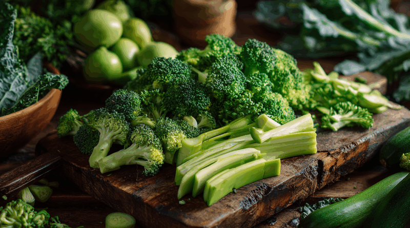 영양가 높은 브로콜리 줄기를 활용한 건강 요리 재료
