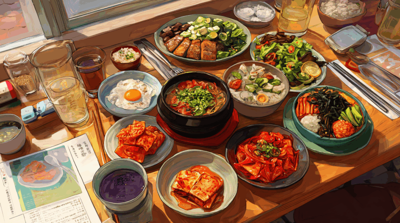 당뇨 환자를 위한 외식 메뉴 선택 가이드 음식 한상