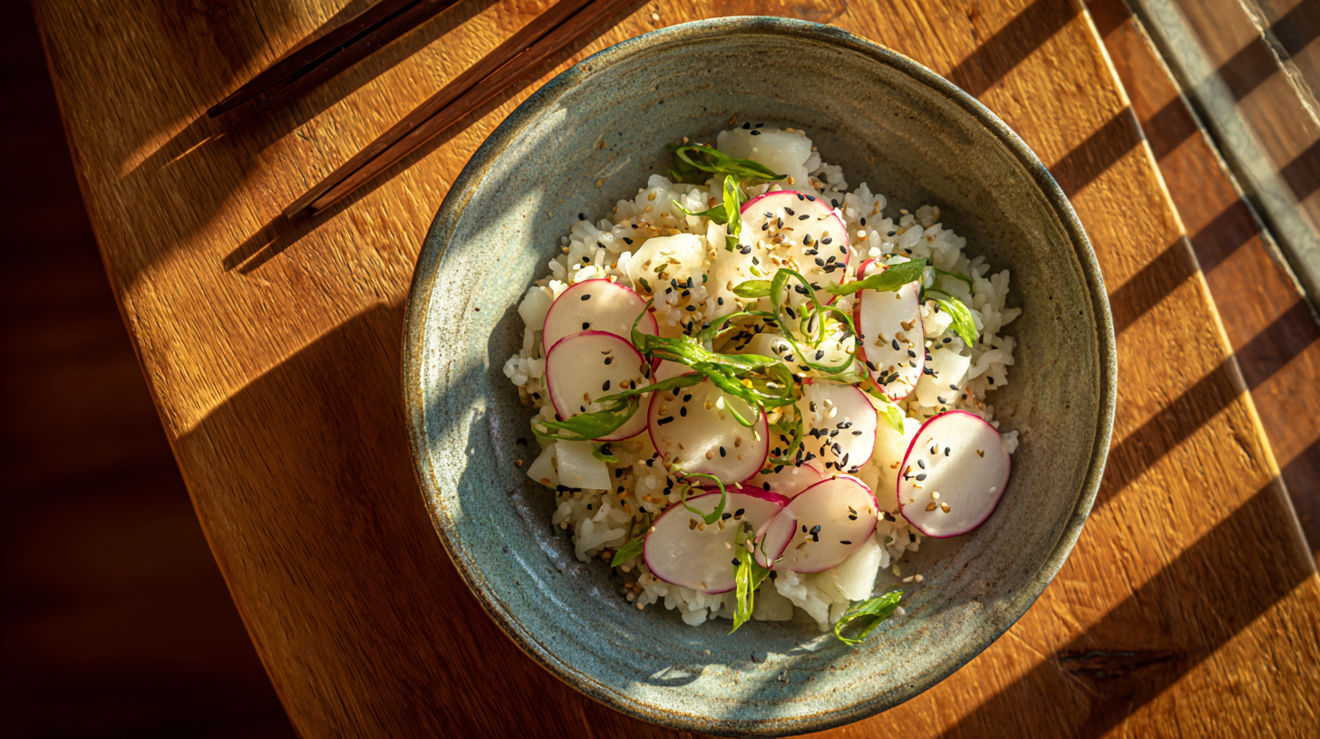 혈당 관리를 위한 가을 무밥 레시피 - 저혈당 건강 식단
