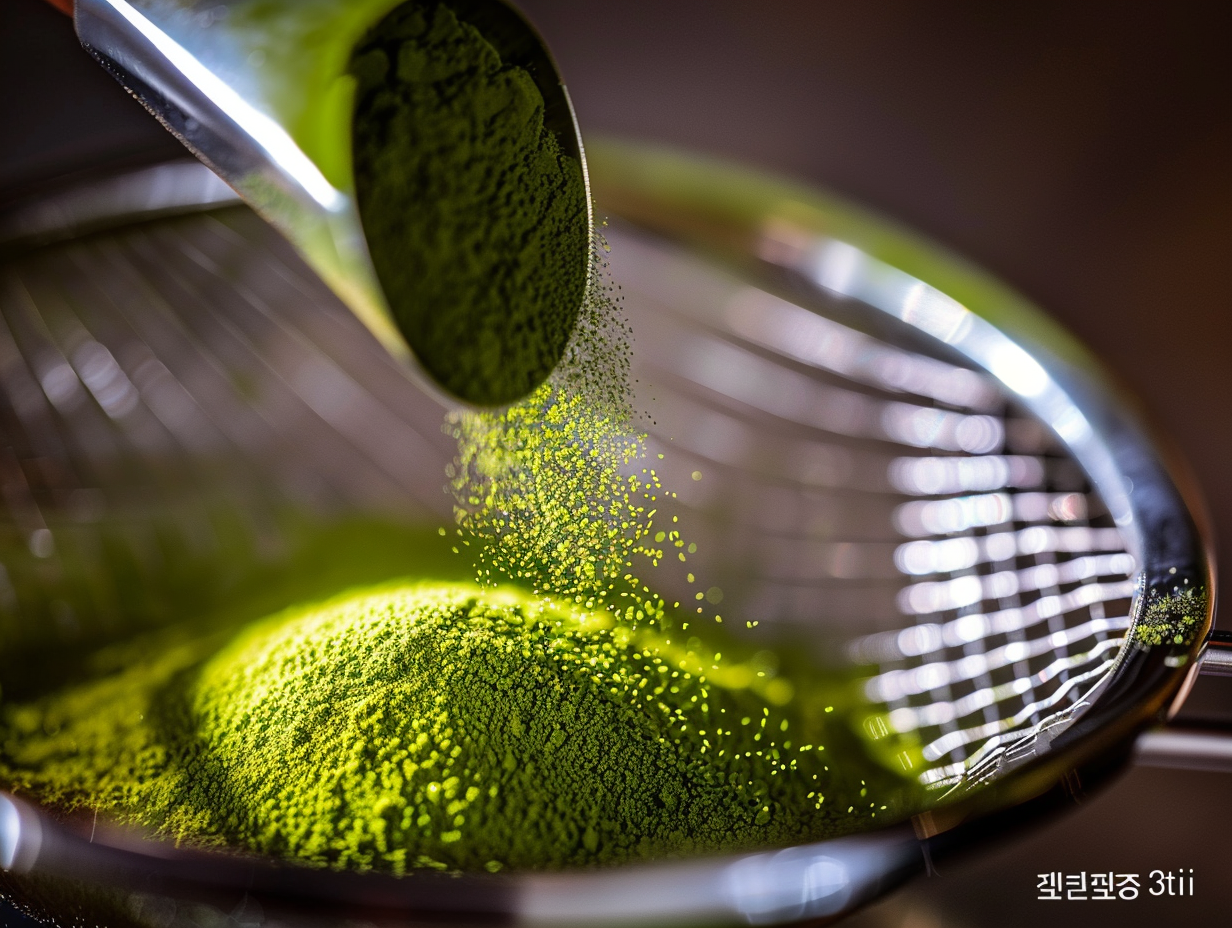 EGCG 함량이 높은 프리미엄 말차 가루