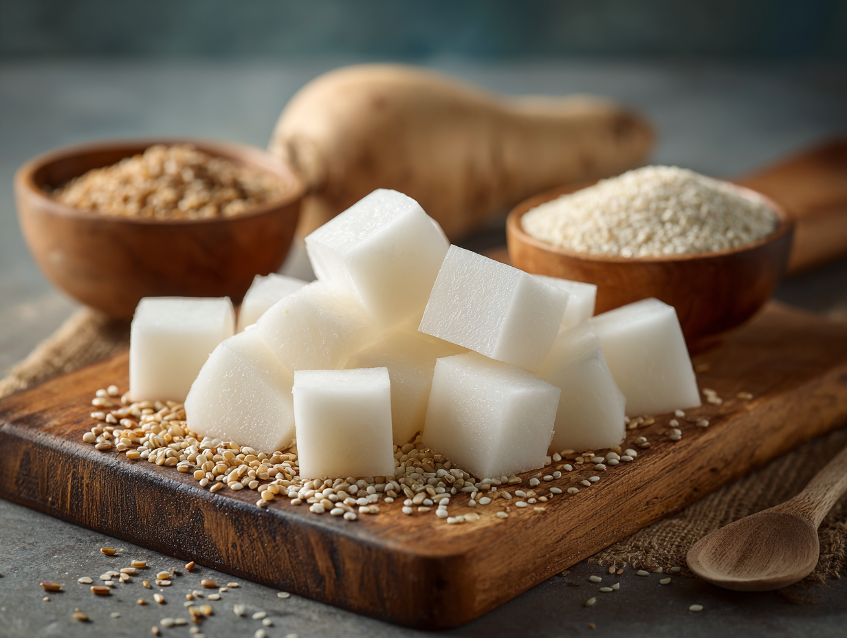 무밥 만들기 재료 - 무와 혈당 관리 잡곡