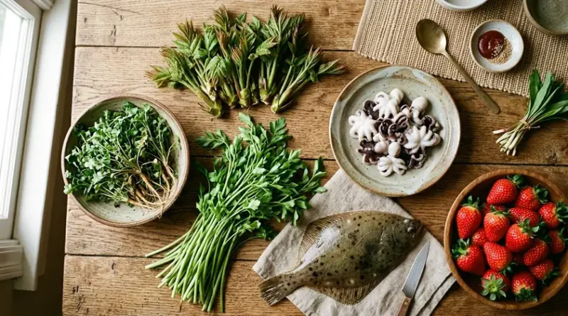 4월 제철 음식 식재료 추천