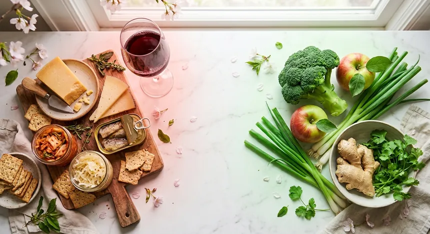 봄 알레르기 악화 음식 히스타민 - 고히스타민 음식과 항히스타민 식품 비교