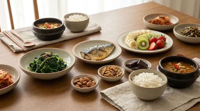 스트레스 해소에 좋은 음식 — 코르티솔 낮추는 식품 모음