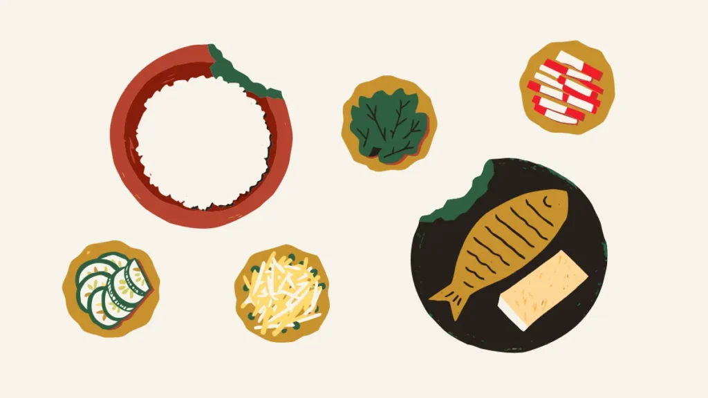 당뇨 진단 후 첫 7일 저녁 밥상: 한 끼 구성을 보는 한눈표